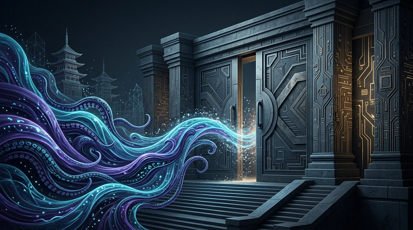 KI-generierte Illustration: DeepSeek-Vorgabe für US-Behörden verschärft den KI-Konflikt mit China