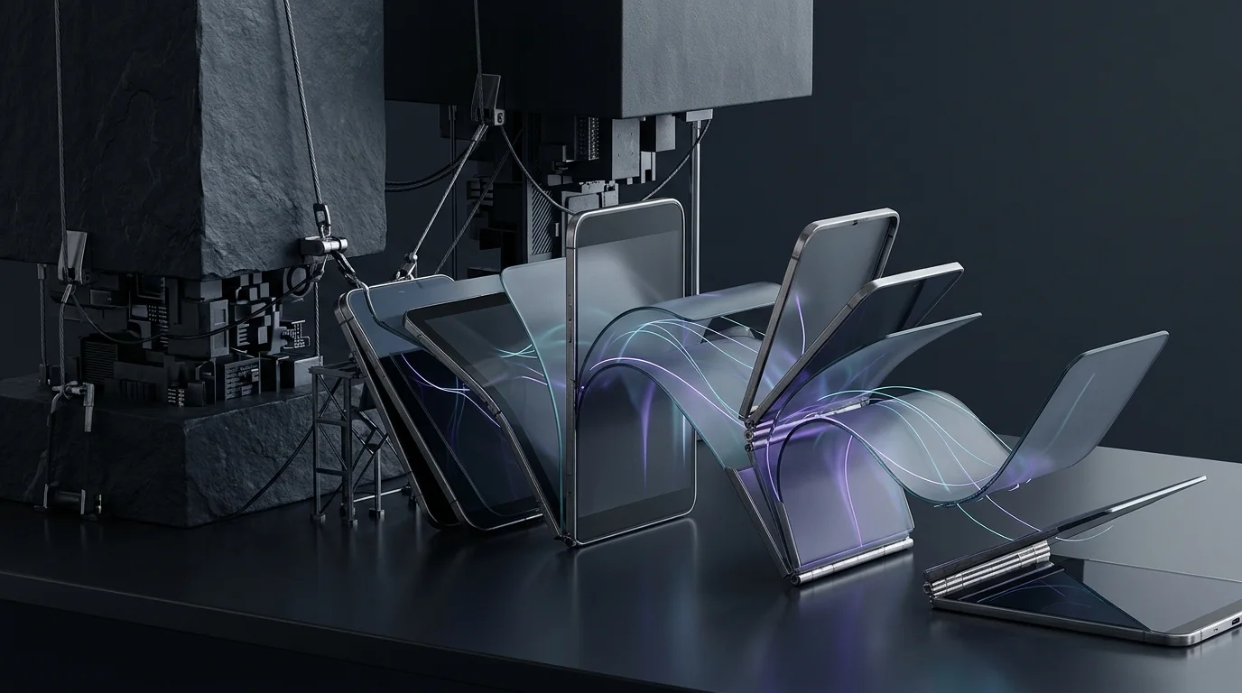 KI-generierte Illustration: Samsung plant differenziertere Galaxy-S-Modelle und neue Geräteformen für 2027 [S1]