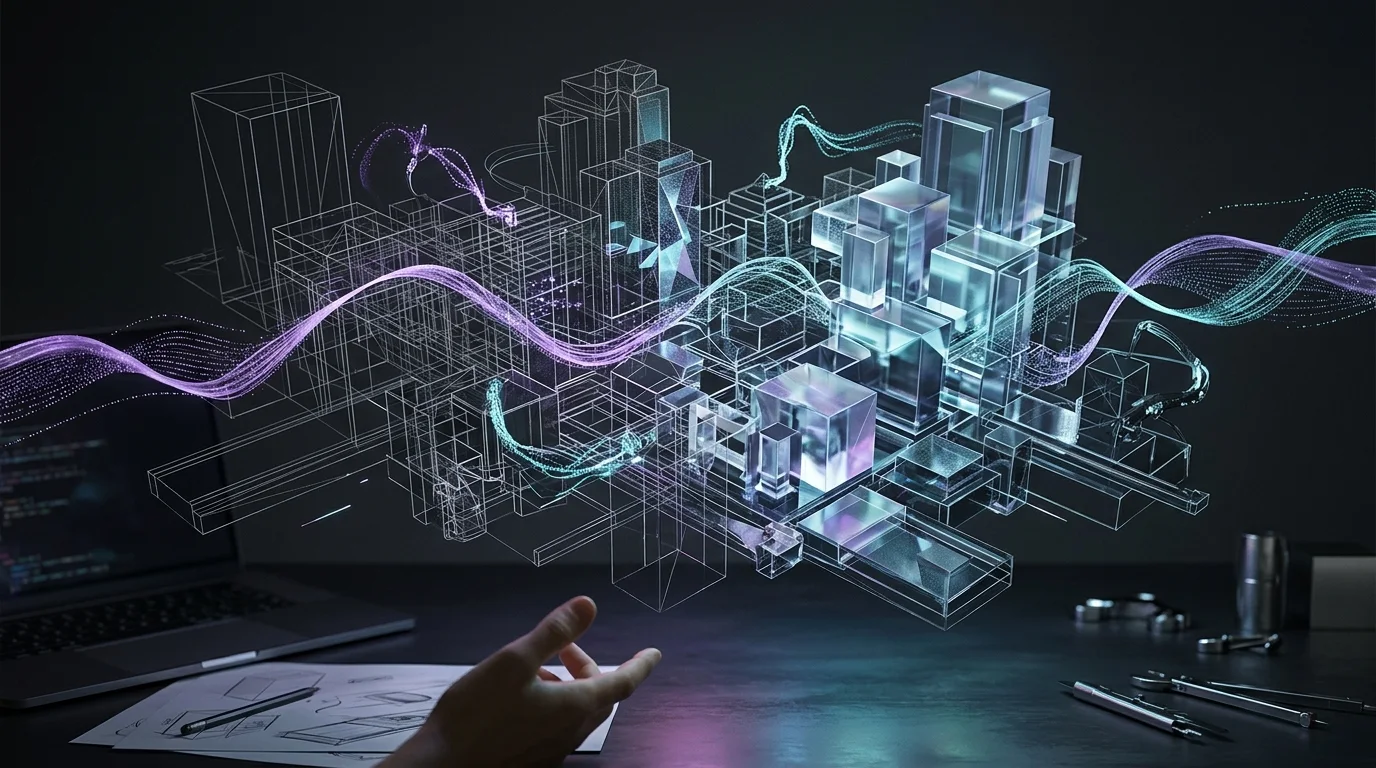 KI-generierte Illustration: KI-gestützte Programmierung und WebGPU: Was den aktuellen Boom um Three.js antreibt