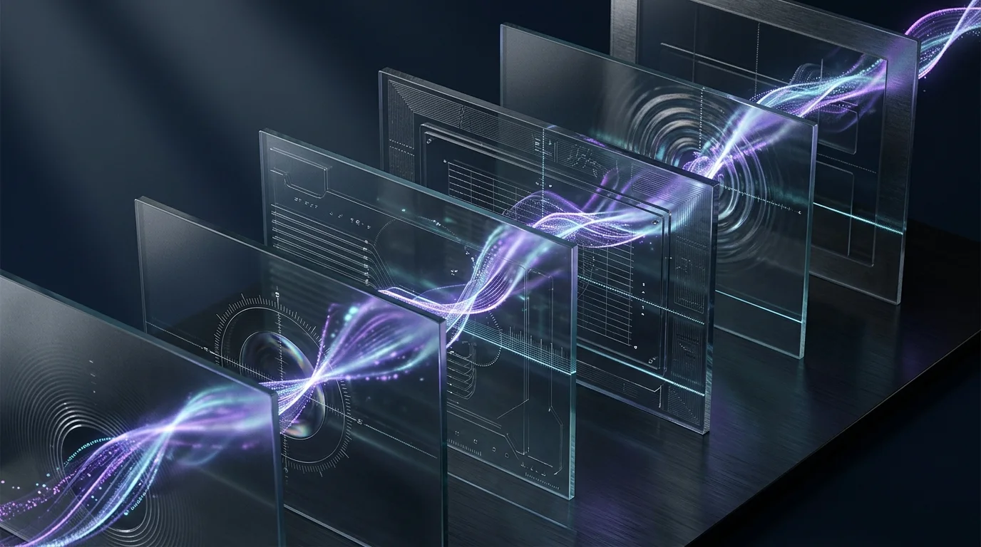 KI-generierte Illustration: Belief-Trajectory Energy macht Vorhersageänderungen in Sprachmodellen messbar