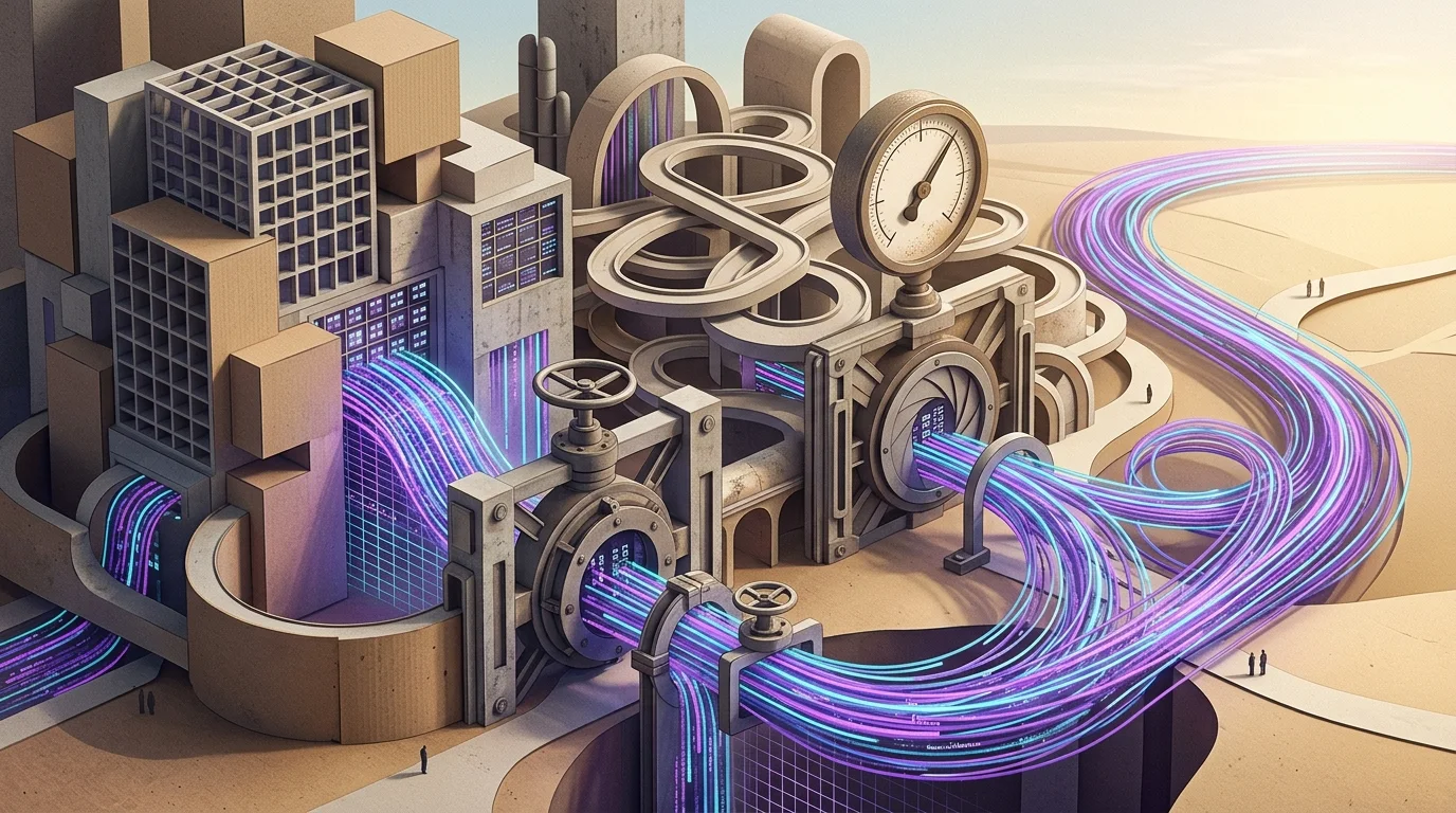 KI-generierte Illustration: Microsoft und Meta drosseln Claude Code im eigenen Haus