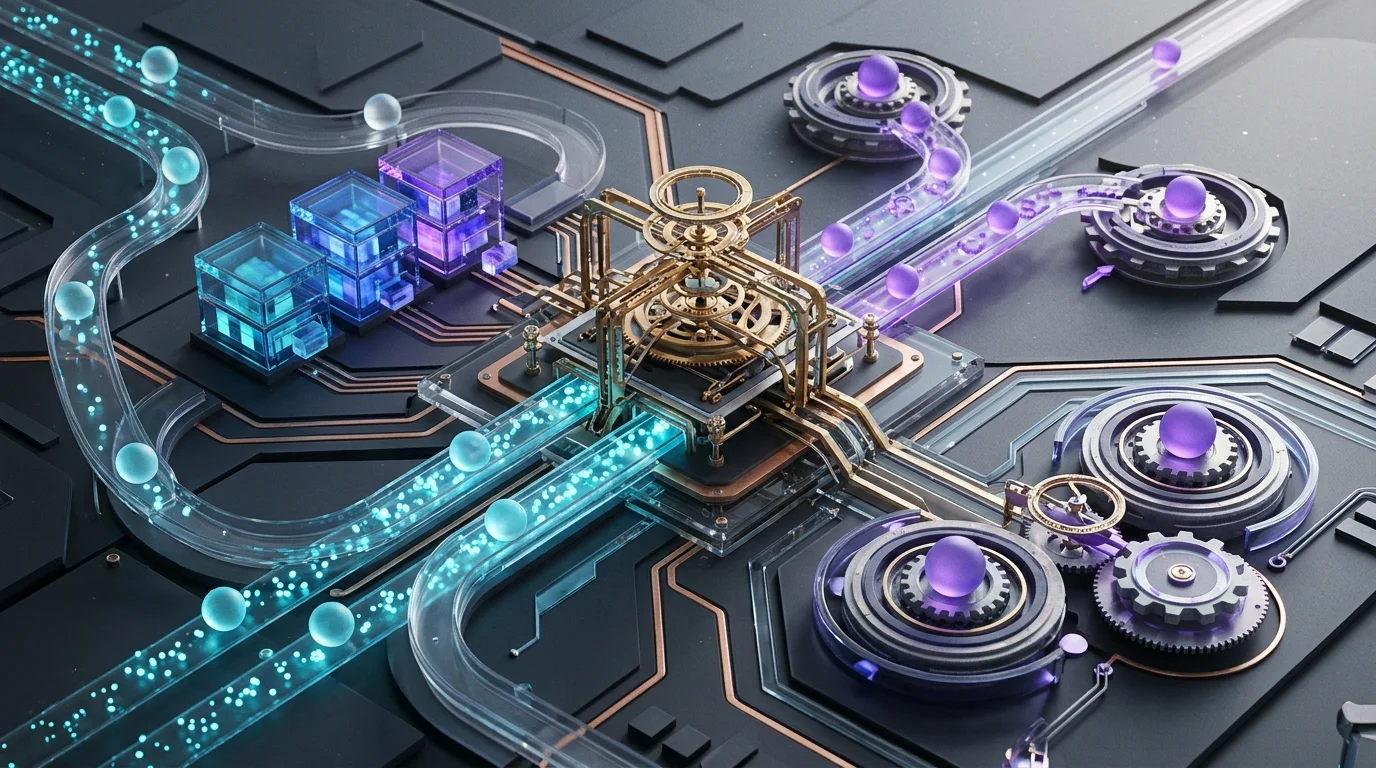 KI-generierte Illustration: TAO soll LLM-Agenten und Tool-Wartezeiten gemeinsam auf GPUs einplanen