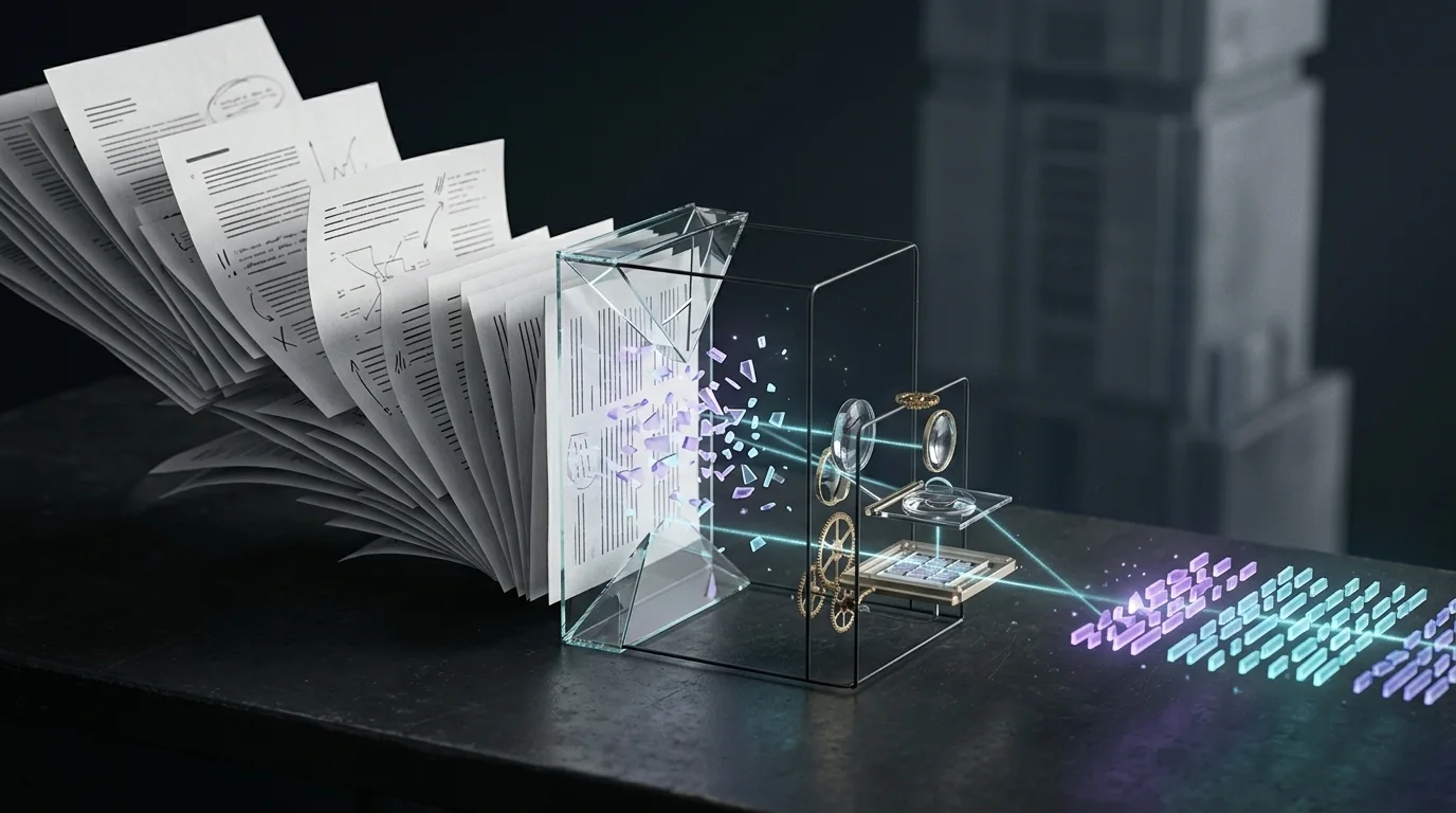 KI-generierte Illustration: PremiseCheck prüft Aussagen in Peer Reviews mit weniger Modellaufwand
